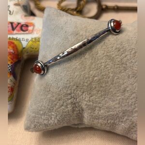 Retired James Avery bracelet with carnelian stones